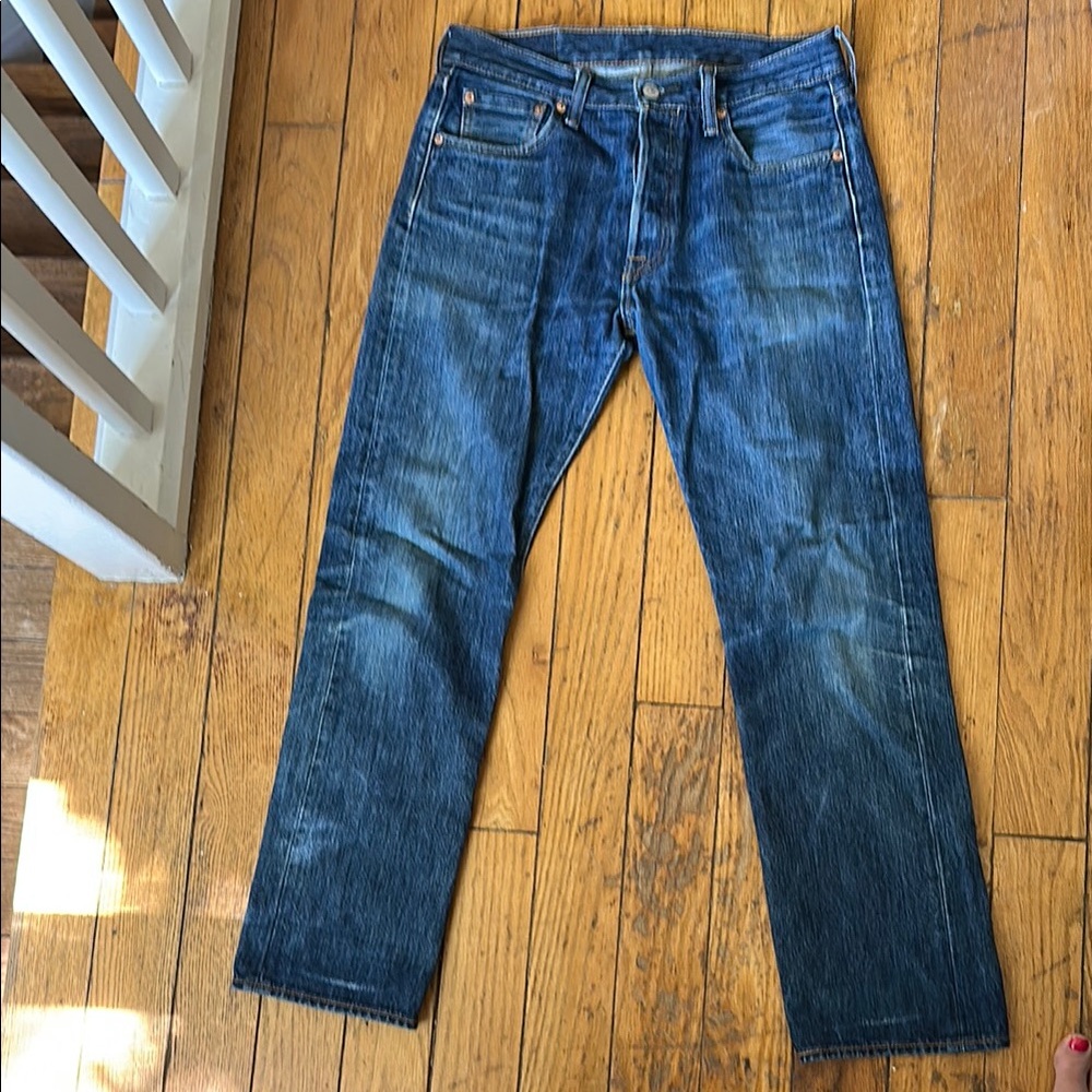 Levi's Blue Straight Jeans Classic Denim